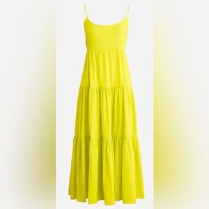 J.Crew Bow-back tiered maxi dress in soft gauze